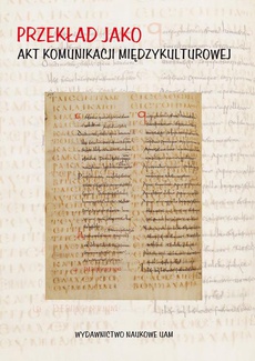 The cover of the book titled: Przekład jako akt komunikacji międzykulturowej