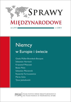 The cover of the book titled: Sprawy Międzynarodowe nr 2/2014