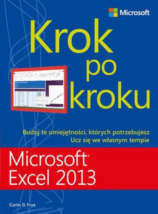 The cover of the book titled: Microsoft Excel 2013 Krok po kroku