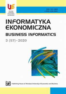 The cover of the book titled: Informatyka ekonomiczna 3(57)