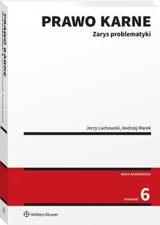 The cover of the book titled: Prawo karne. Zarys problematyki