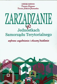 The cover of the book titled: Zarządzanie w Jednostkach Samorządu Terytorialnego