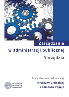 The cover of the book titled: Zarządzanie w administracji publicznej. Narzędzia