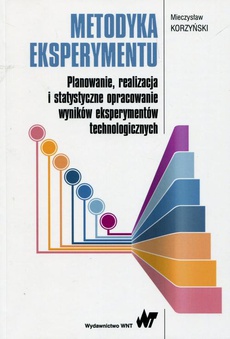 The cover of the book titled: Metodyka eksperymentu