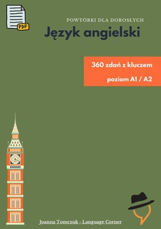 The cover of the book titled: Powtórka poziomu A1 A2 + dla dorosłych. Część 1