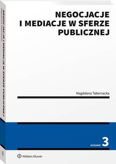 The cover of the book titled: Negocjacje i mediacje w sferze publicznej