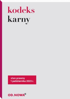 The cover of the book titled: Kodeks karny