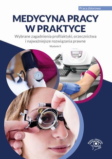 Обложка книги под заглавием:Medycyna pracy w praktyce