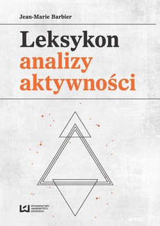 Обложка книги под заглавием:Leksykon analizy aktywności
