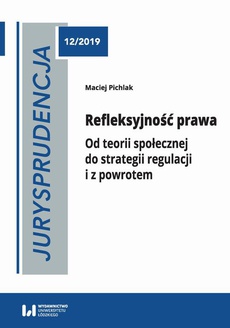 The cover of the book titled: Jurysprudencja 12. Refleksyjność prawa