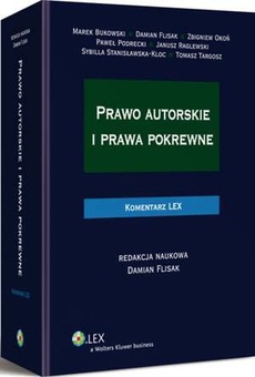 The cover of the book titled: Prawo autorskie i prawa pokrewne. Komentarz