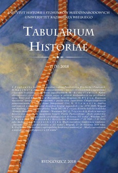 The cover of the book titled: Tabularium Historiae T. IV: 2018
