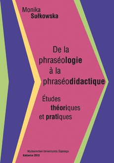 Okładka książki o tytule: De la phraséologie à la phraséodidactique