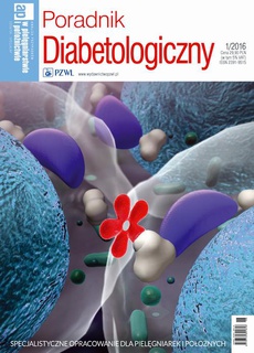 The cover of the book titled: Poradnik Diabetologiczny 1/2016