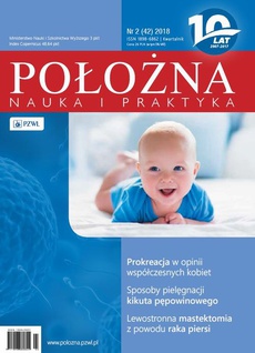 The cover of the book titled: Położna. Nauka i Praktyka 2/2018