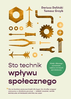 The cover of the book titled: Sto technik wpływu społecznego