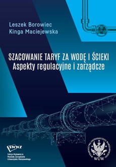 Обкладинка книги з назвою:Szacowanie taryf za wodę i ścieki