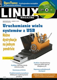 The cover of the book titled: Linux Magazine (wrzesień 2022)