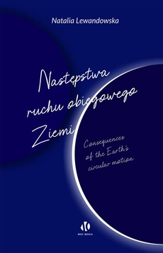 Обложка книги под заглавием:Następstwa ruchu obiegowego Ziemi