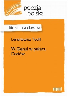 Обложка книги под заглавием:W Genui w pałacu Doriów
