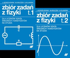 The cover of the book titled: Zbiór zadań z fizyki tom 1-2