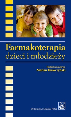 Обложка книги под заглавием:Farmakoterapia dzieci i młodzieży