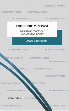 The cover of the book titled: Tropienie Miłosza.