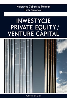The cover of the book titled: Inwestycje private equity/venture capital