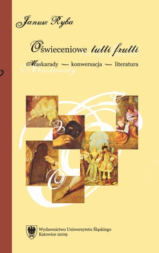Обложка книги под заглавием:Oświeceniowe tutti frutti