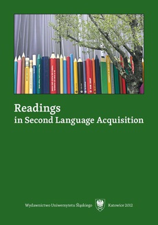 The cover of the book titled: Readings in Second Language Acquisition