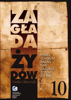 The cover of the book titled: Zagłada Żydów. Studia i Materiały nr 10 R. 2014 t. I-II