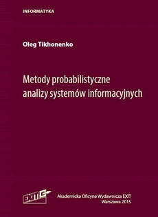 Обложка книги под заглавием:Metody probabilistyczne analizy systemów informacyjnych