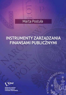 Okładka książki o tytule: Instrumenty zarządzania finansami publicznymi