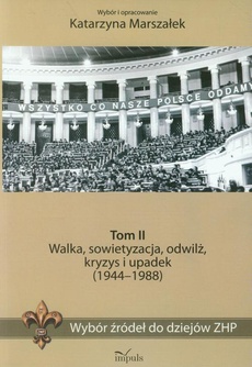 Okładka książki o tytule: Wybór źródeł do dziejów ZHP Tom 2