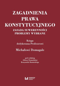 The cover of the book titled: Zasada suwerenności. Problemy wybrane