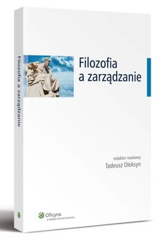 Обложка книги под заглавием:Filozofia a zarządzanie