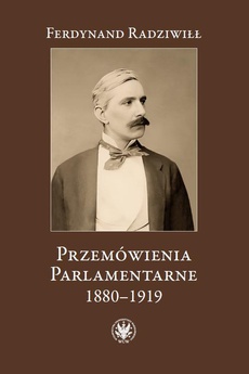 The cover of the book titled: Przemówienia parlamentarne 1880-1919