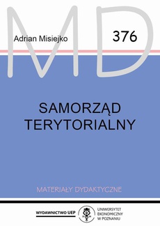 Обложка книги под заглавием:Samorząd terytorialny