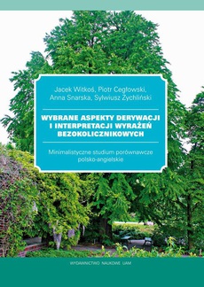 The cover of the book titled: Wybrane aspekty derywacji i interpretacji wyrażeń bezokolicznikowych. Minimalistyczne studium porównawcze polsko-angielskie