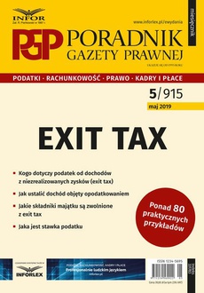 The cover of the book titled: Exit tax