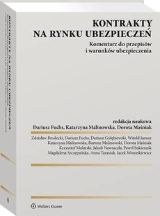 Обложка книги под заглавием:Kontrakty na rynku ubezpieczeń