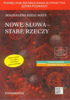 The cover of the book titled: Nowe słowa, stare rzeczy
