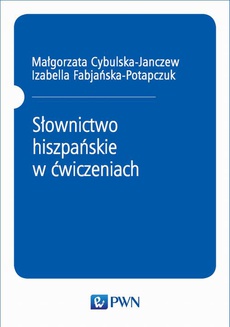 Обложка книги под заглавием:Słownictwo hiszpańskie w ćwiczeniach