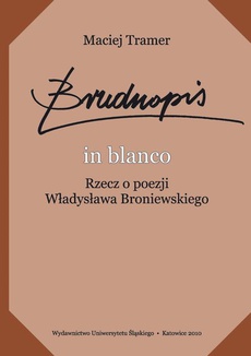 The cover of the book titled: Brudnopis in blanco