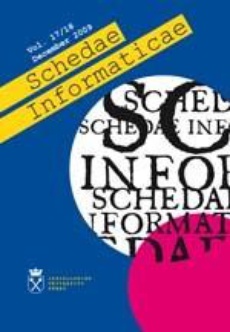The cover of the book titled: Schedae Informaticae