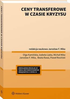 The cover of the book titled: Ceny transferowe w czasie kryzysu