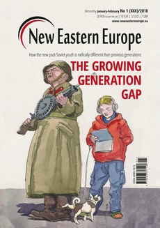The cover of the book titled: New Eastern Europe 1/ 2018