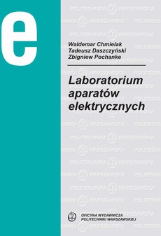 Обложка книги под заглавием:Laboratorium aparatów elektrycznych