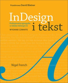 The cover of the book titled: InDesign i tekst
