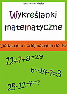 The cover of the book titled: Wykreślanki matematyczne